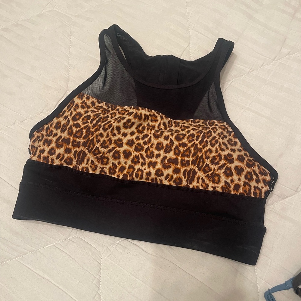 ZYIA Black Mesh Sports Bra